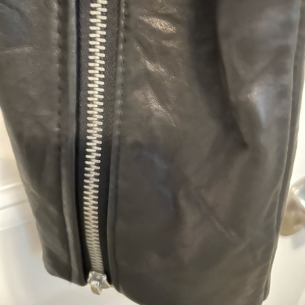 Michael Kors leather moto jacket - Picture 6 of 6